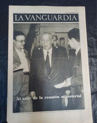 La vanguardia. Barcelona. 10 de septiembre de 1936