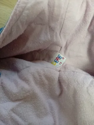 Salopette neonata in denim