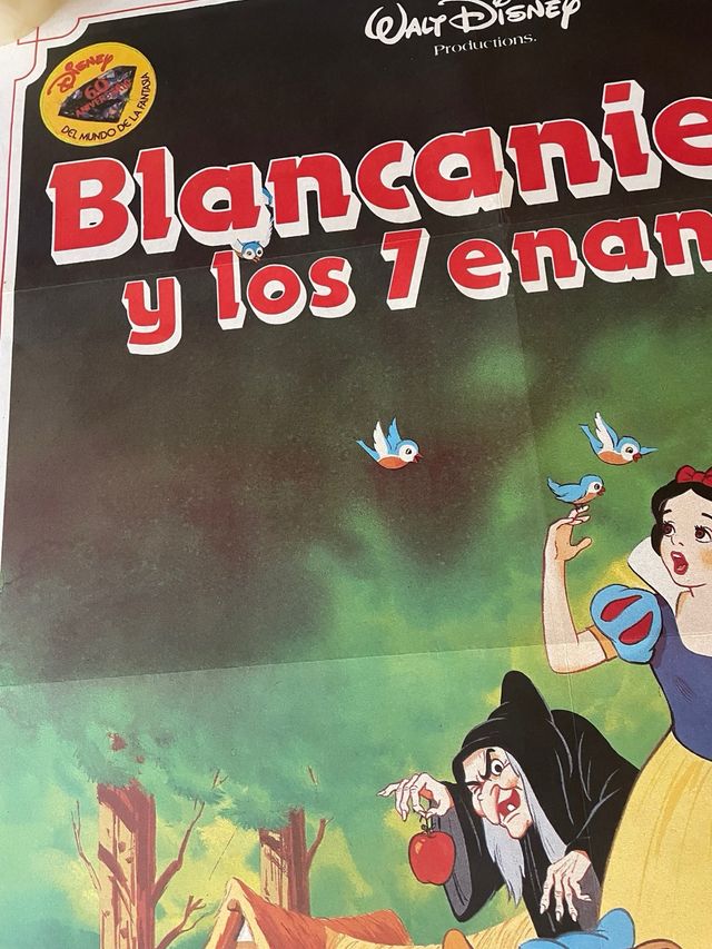 Cartel original Blancanieves y los 7 enanitos 1982