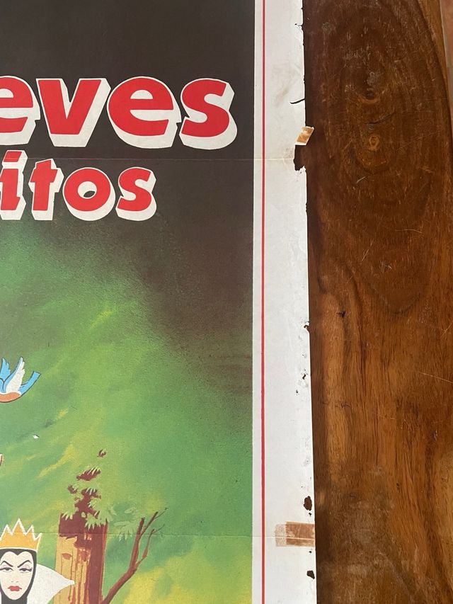 Cartel original Blancanieves y los 7 enanitos 1982