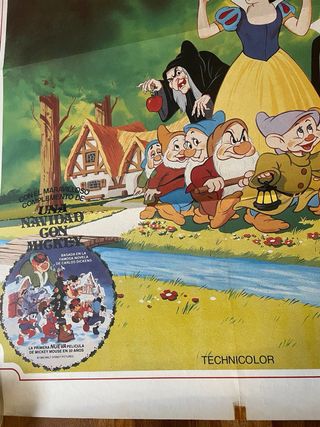 Cartel original Blancanieves y los 7 enanitos 1982