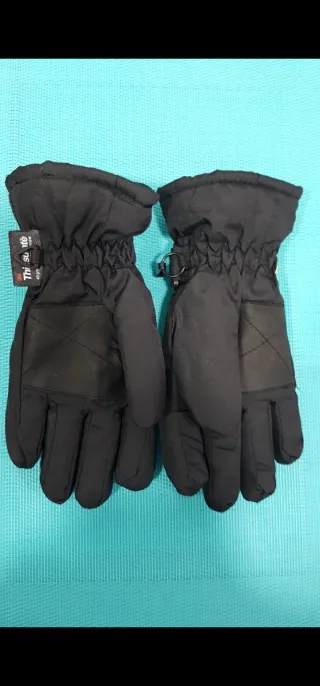 Guantes Crivit Niña/Niño Negro y Amarillo