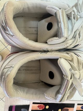 Scarpe U.S. Polo Assn. bianche e argento