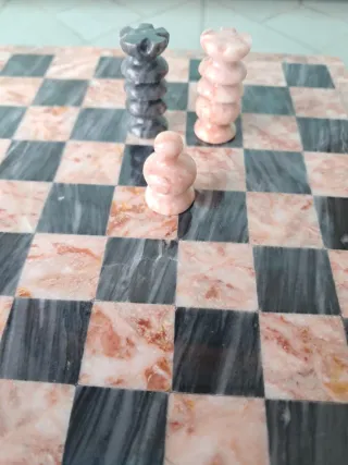 Tablero de ajedrez de mármol 18x18
