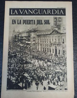 La vanguardia. Barcelona. 4 de septiembre de 1936