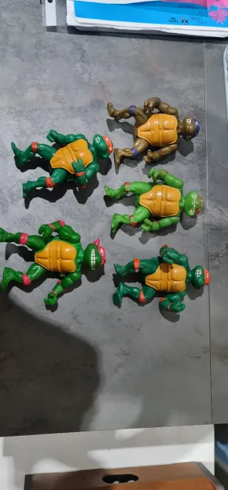 Tartarughe Ninja Anni 80 - Set 5 Pezzi