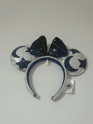 Diadema Disney Estrellas y Luna Plateada