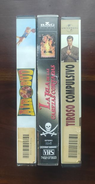 VHS pack películas edición videoclub