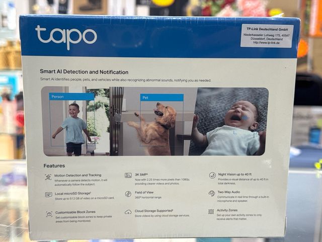 Tapo C230 Cámara Seguridad Wi-Fi 3K 5MP