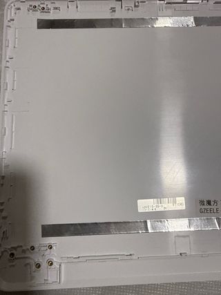 Tapa de portátil HP blanca
