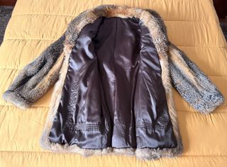 Abrigo de piel de zorro