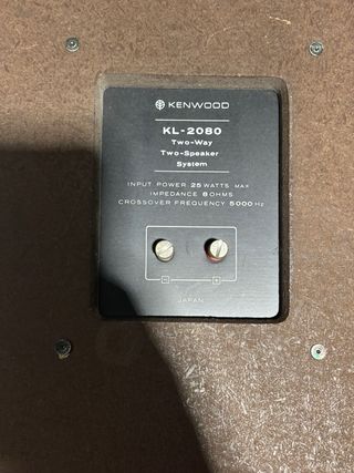 Pareja Kenwood KL-2080 Vintage Altavoces