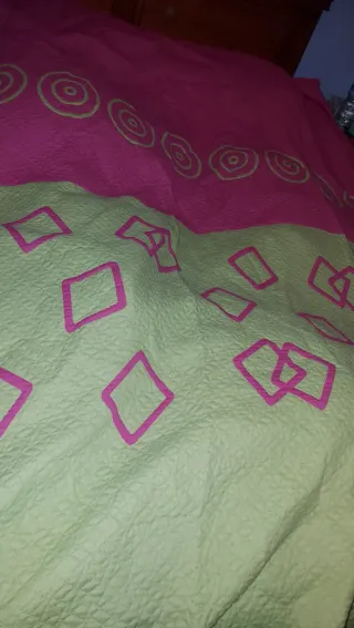 Colcha reversible cama 150 Por15ers