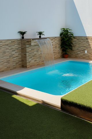 Piscina de poliéster 450x250