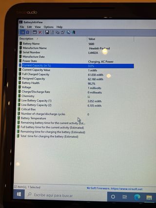 HP Pavilion dv6 i7 - Batería a cambiar