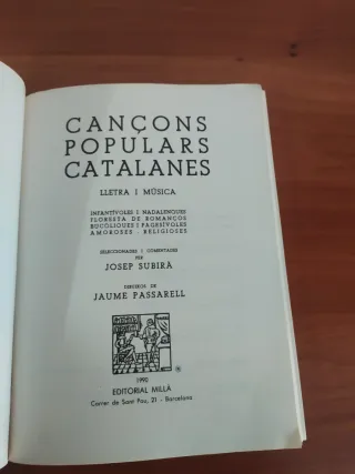 Cançons populars catalanes