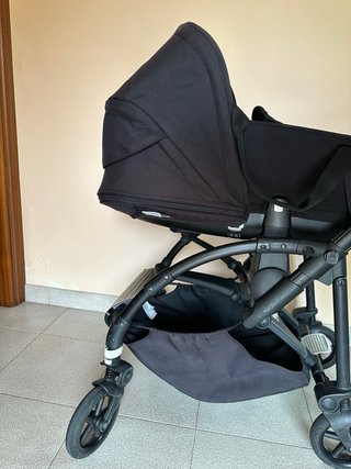Carrito Bugaboo Bee6 Negro Con Silla y capazo.