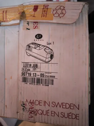 Aspiradora Lux 1 Royal.Valodara en 1.200€