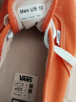 Zapatillas Vans Naranja Talla 43