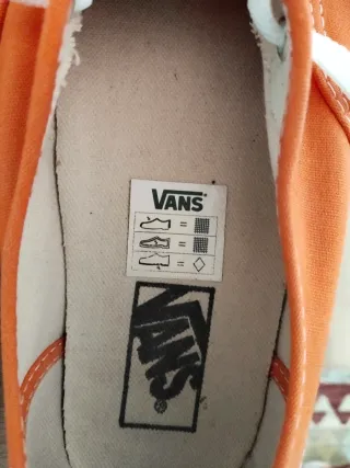 Zapatillas Vans Naranja Talla 43
