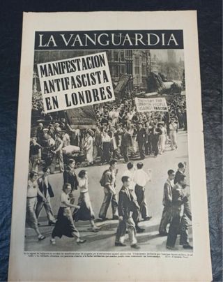 La vanguardia. Barcelona. 30 de agosto de 1936