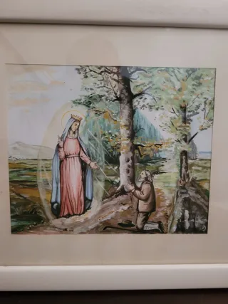 Quadro Madonna dei Miracoli vintage