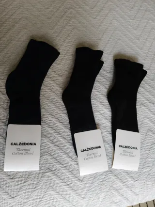 Calcetines térmicos Calzedonia azul