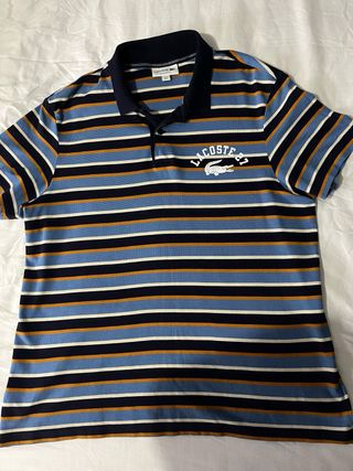 Polo Lacoste Rayas Talla L
