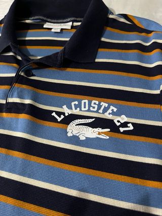 Polo Lacoste Rayas Talla L