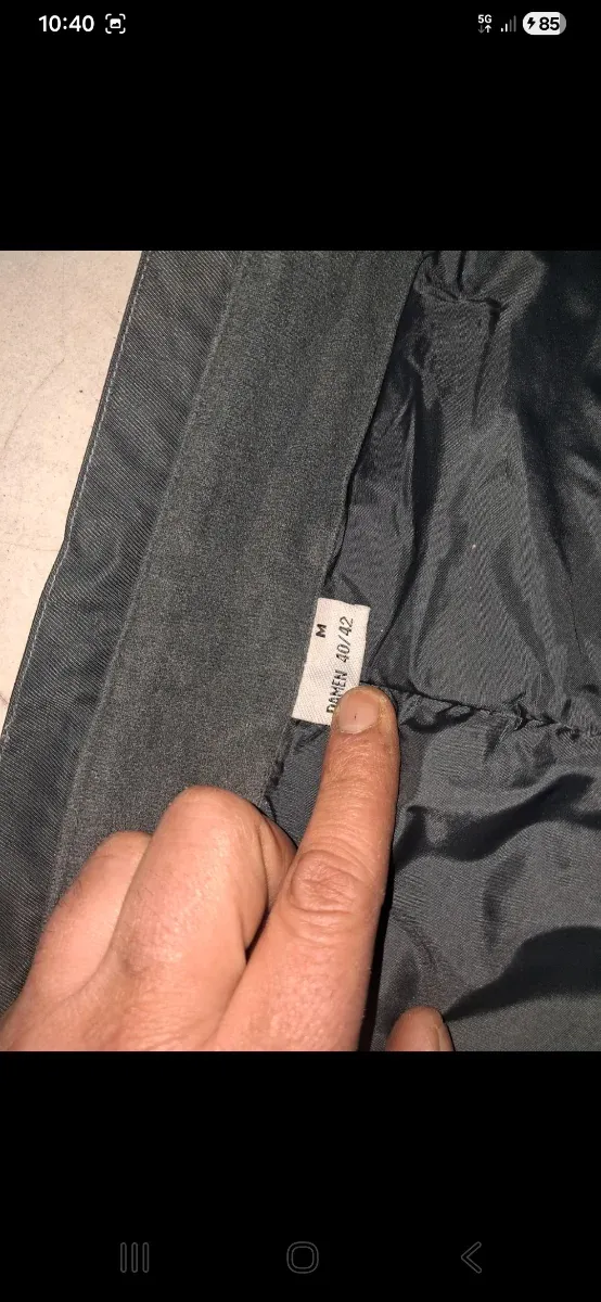 Pantalón de esquí negro talla M