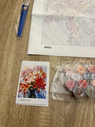 Kit Pittura Tela 40x50 Acrilici Nuovo