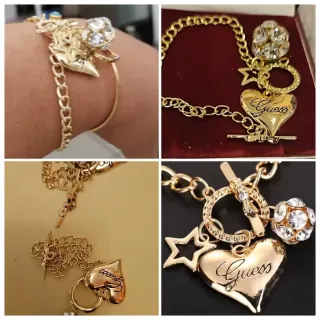 Pulsera Guess Acero Dorado