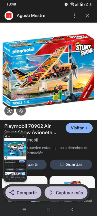 Aviones Playmobil