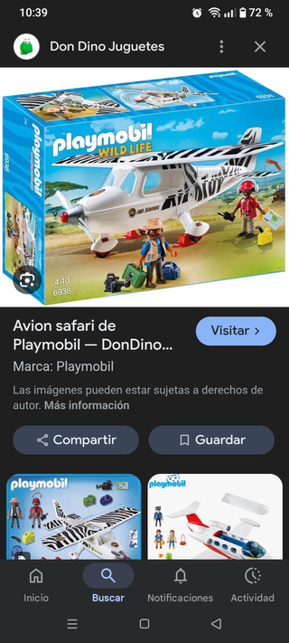 Aviones Playmobil