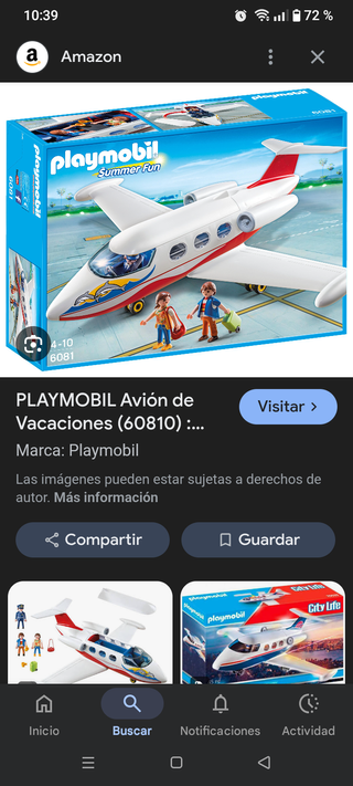 Aviones Playmobil