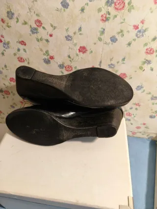 Zapatos negros charol