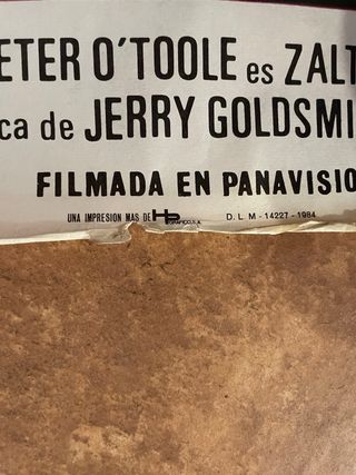 Póster Supergirl (1984) Helen Slater