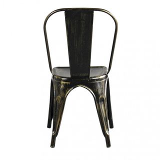 Sedia in Metallo Stile Industrial Finitura Antica