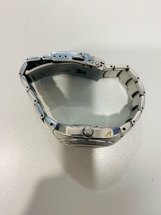 Reloj Lotus Multifunción Naranja y Plateado