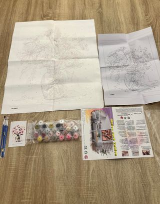 Kit di Pittura Colori Acrilici con i numeri 40*50