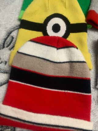 Lote 6 gorros niño + bufanda a juego