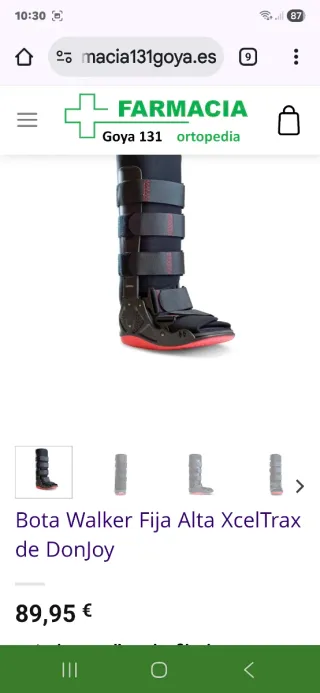 Bota ortopédica Talla M