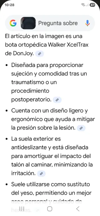 Bota ortopédica Talla M