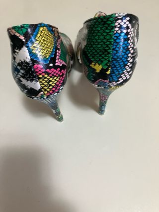 Tacones Multicolor Talla 39