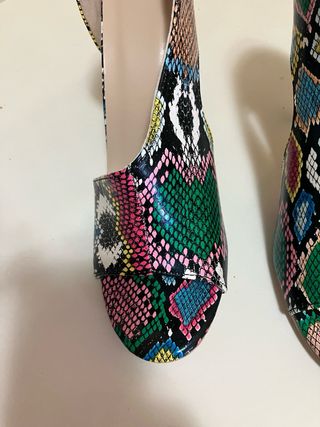 Tacones Multicolor Talla 39