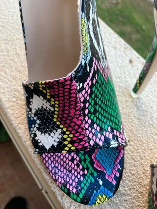 Tacones Multicolor Talla 39