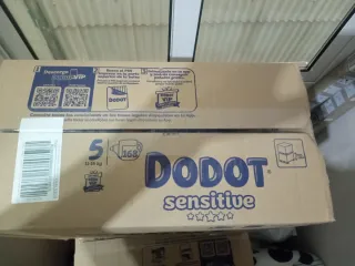 Pañales Dodot Sensitive Talla 5 (168 uds)