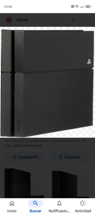 Consola Sony PlayStation 4 Negra