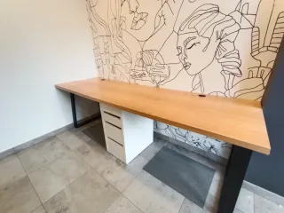 Mesa de oficina a medida 70x225cm