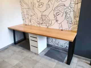 Mesa de oficina a medida 70x225cm